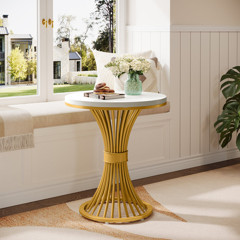 Pedestal End Table