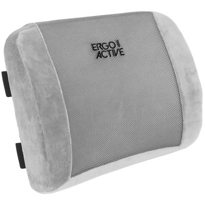 Montez-le! Coussin de soutien lombaire ErgoActive, mousse à mémoire de forme