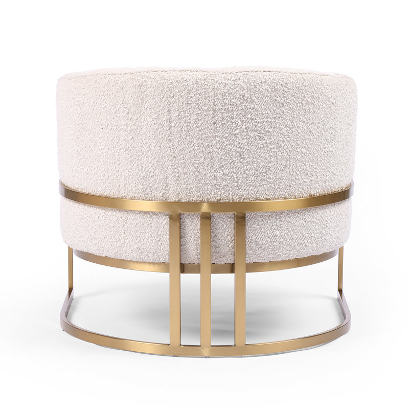 Corbin Barrel Chair, Knoll Natural Polyester Blend