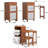 Solid Wood Writing Desk-267933654
