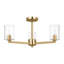 3 - Light Semi Flush Mount-206819189