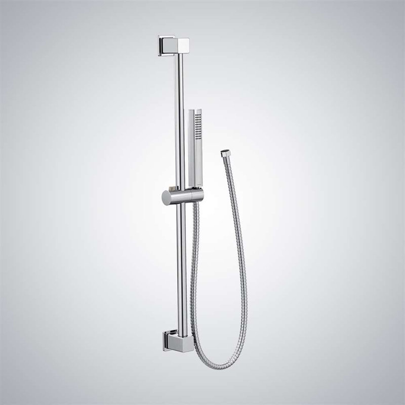 Tirana Handheld Shower with Slide Bar, Chrome