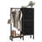 Dresser with Hanging Rack, 4 Drawers Small Closet for Bedroom,  with Clothes Rack, Tall Storage Tower, Sturdy Frame-1708642445