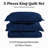 Embossed Quilted Bedspread Set – Soft Microfiber Coverlet With Pillow Shams, Hotel-Style Bedding For High Beds-124241663-124241666