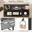 Idaris Mobile Computer Writing Desk Rolling Home Office Desk w/Detachable Fabric Bag & Headphone Hooks-169723583