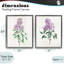 Ensemble de 2 cadres flottants Herbace Lilac Blooms, design par Kim Allen-532284972-532284973