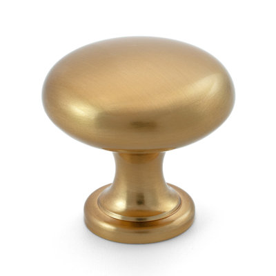 Bouton rond doré de 3 cm de diamètre (1 3/16 po) de la collection classique