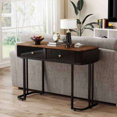 40.35" Console Table with Drawers