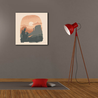 Art mural sur toile Winston Porter «Desert 1 Sq» par Janelle Penner