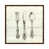 Toile avec cadre en bois brun classique est en rupture de stock