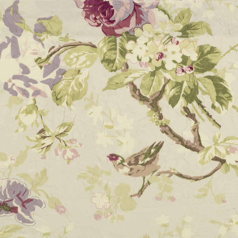 Alita Floral Pointed Window Valance, Lilac