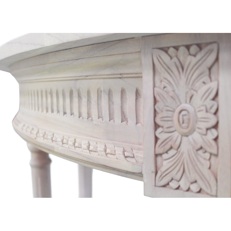 Camille 40.5'' W Solid Wood Console Table