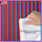 Red Blue Vertical Stripes Comforter-123586769