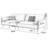 Orange Genuine Leather Modular Sofa cushion couch-1010060386-1010060385