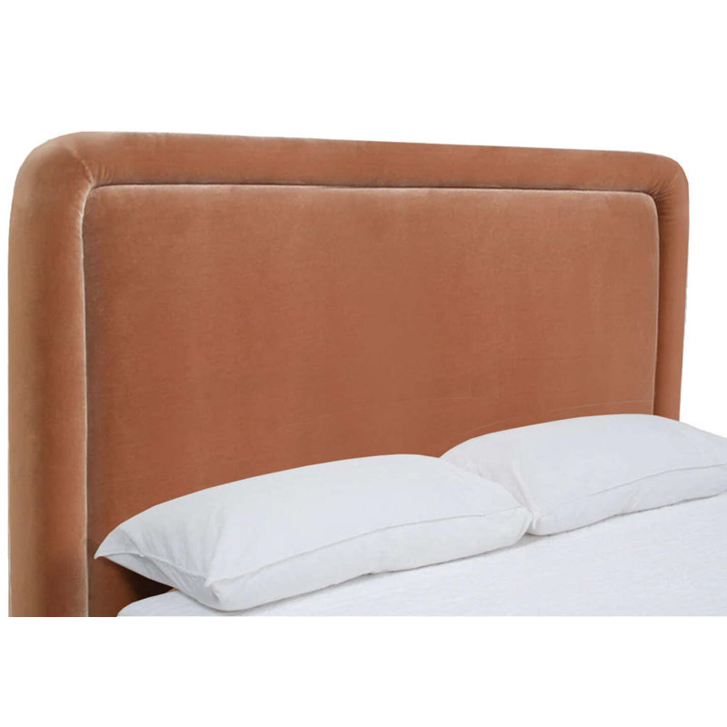 Kit Upholstered Bed, King, Brown