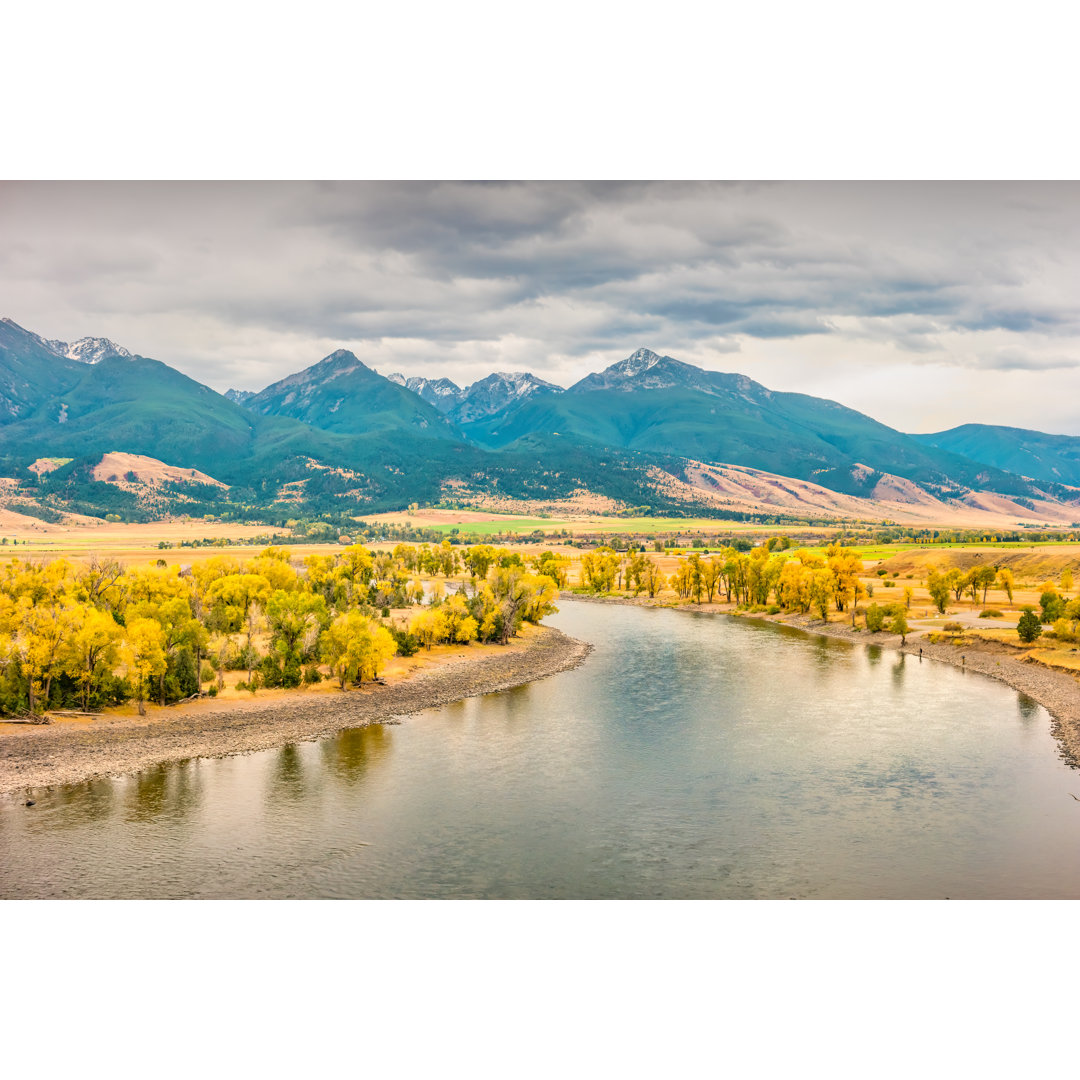 Paradise Valley Yellowstone von Benedek - Kunstdrucke auf Leinwand