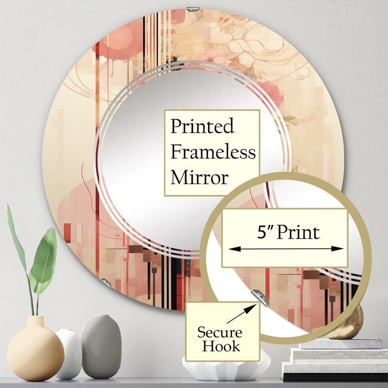 Miroir mural Waynesha, 24 po x 24 po