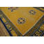 Tapis de couloir antique en laine jaune
