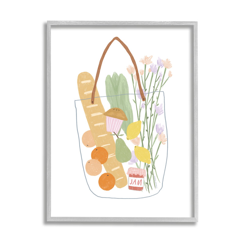 «Chic Chic Bag Illustration» par Spring Ni, Estampe numérique Farmhouse, H 30 po x l 24 po