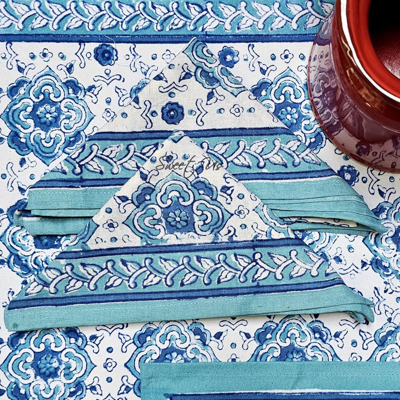 Ensemble de quatre serviettes en coton Blend