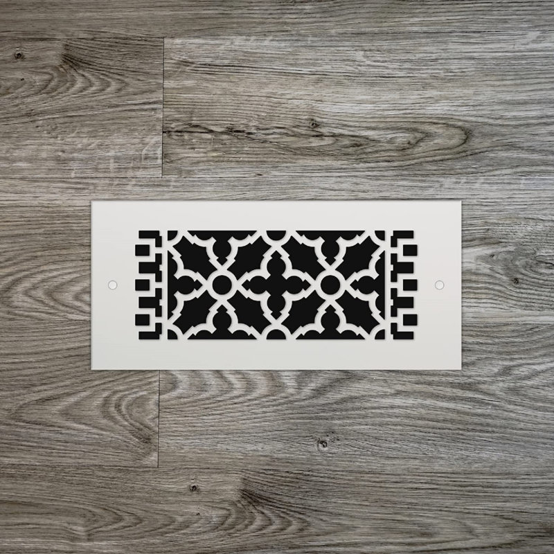 Grille en aluminium Regrol, 6 po x 12 po, Blanc