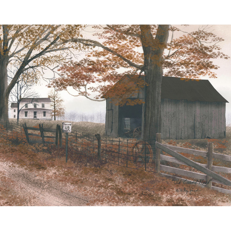 Old Country Road, H 19 po x l 24 po