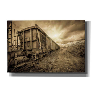 «Lost Train» par Sebastien Lory, estampe numérique sur toile