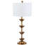 Lani Leaf Metal Table Lamp Set