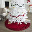 Overlapping Flowers Christmas Tree Skirt-278089700-394983501