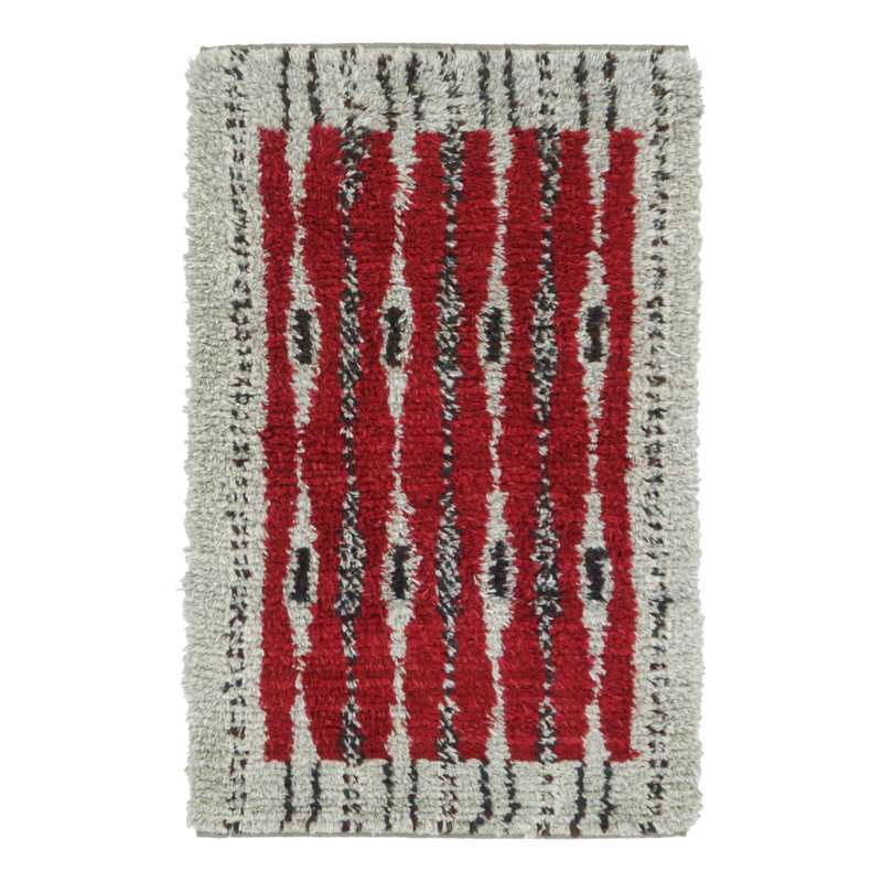 Scandinavian One-of-a-Kind 2'9x4'7 Hand Knotted Area Rug