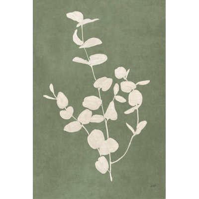 Botanical Study II Forest Green by Julia Purinton - Wrapped Canvas Painting