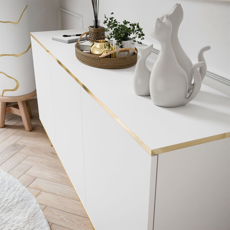 160cm Sideboard, White