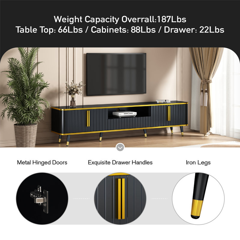 Crédence de rangement l 78,80 po Anund
