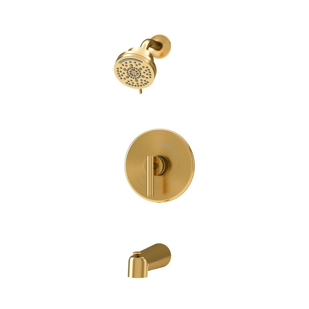 Dia HydroMersion Multi Spray Single Handle Tub & Shower Faucet Symmons 