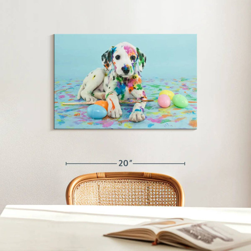 Brampt Easter Dalmatian Puppy, 16" H x 24" W