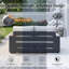 Causeuse de patio avec coussins