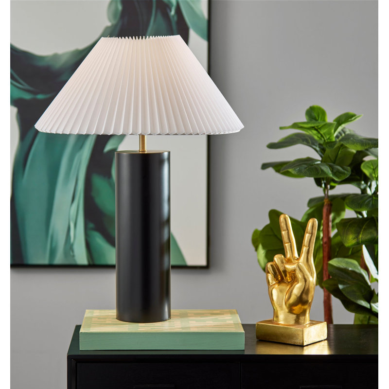 Lampe de table Marta, Noir mat