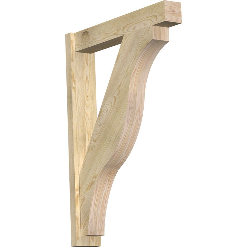 Jeu de blocs Funston, Sapin Douglas de 6 po (sciage brut), P 32 po x H 44 po