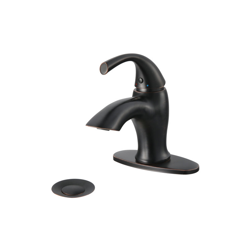Grand Single-handle Bathroom Faucet with Drain Assembly, Oil-Rubbed Bronze