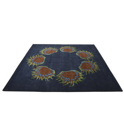 Tapis bleu marine 8 pi Pineland