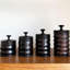 Ebony Wood Collection Wood Jar-2059041951