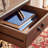 Solid Wood Top End Table with Storage-1948001307