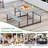 Picnic Table Bench Set For 2-4 People Outdoor Rectangular Camping Dining Table-80403543