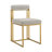 Mirosava Armless Dining Chair with Low Back in Metal Frame and Fabric Upholstery-328464617-328464620-293233542
