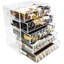 6 Drawer Diamond Pattern Makeup Cosmetic Organizer