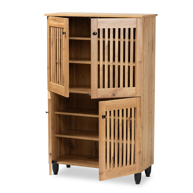 18 Pair Shoe Storage Cabinet