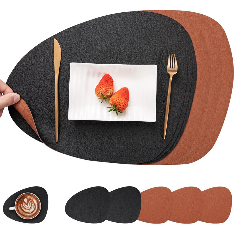 Polyurethane Placemat, Black Brown