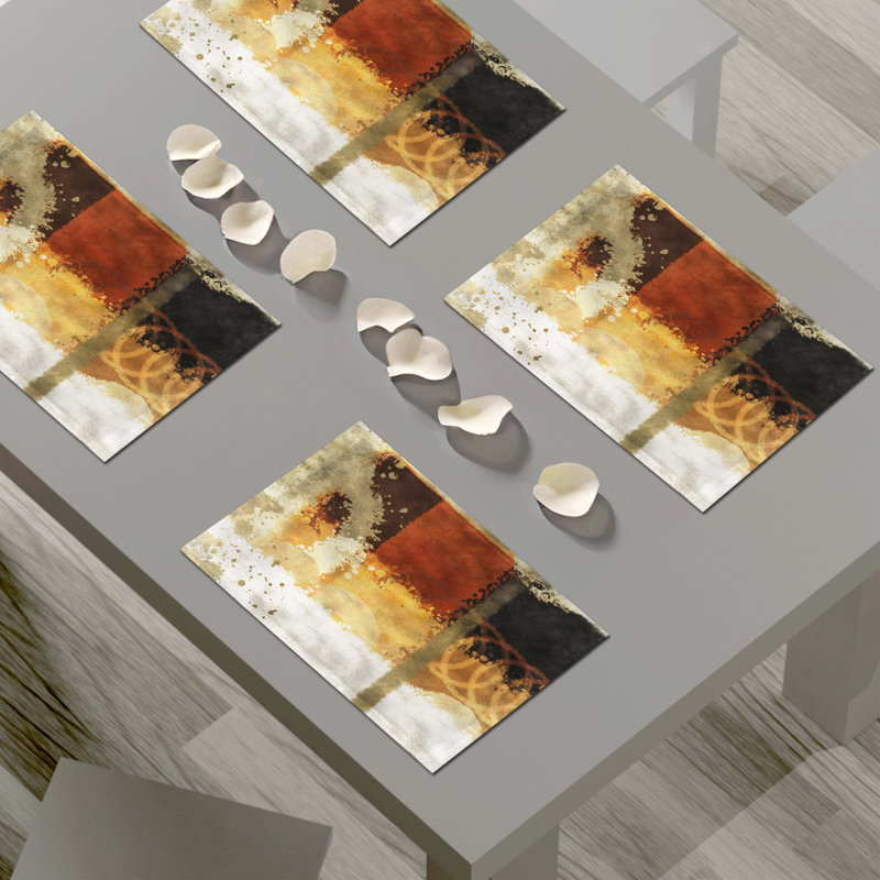 Napperon abstrait en polyester