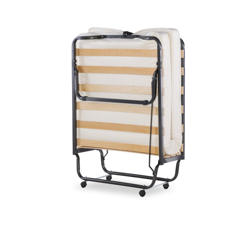 Cadre de lit pliant Amani de 16,5 po avec matelas inclus