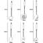 Ensemble d'ustensiles de cuisine 6 pièces en acier inoxydable avec poignée en bois Professional - Spatule, cuillère, louche, écumoire, cuillère à fentes, plat à pâtes pour cuisiner et servir